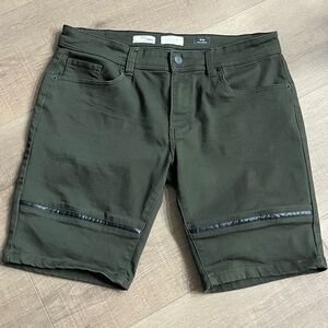 Scott James England Dark Green Slim Fit Chino Shorts Men’s‎ 36x10 Cotton Stretch